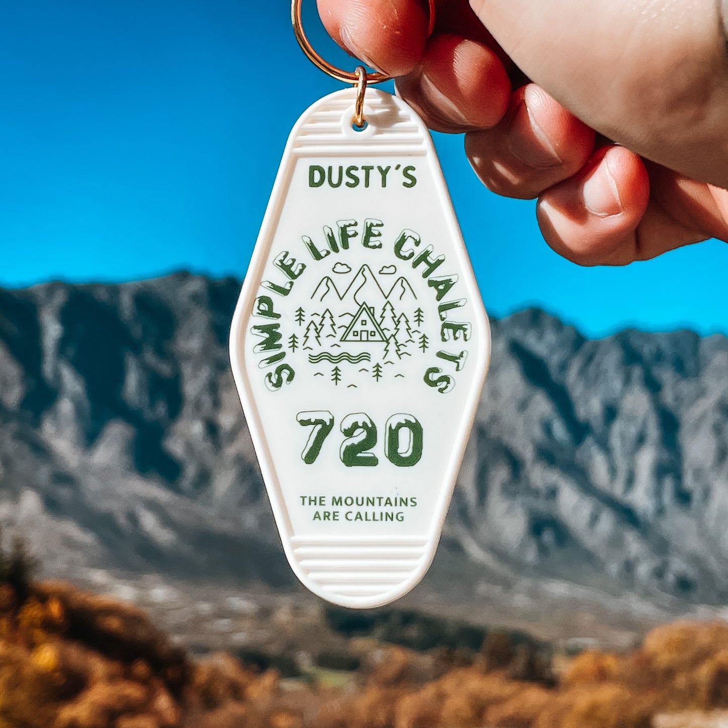 Simple Life Motel Keychain