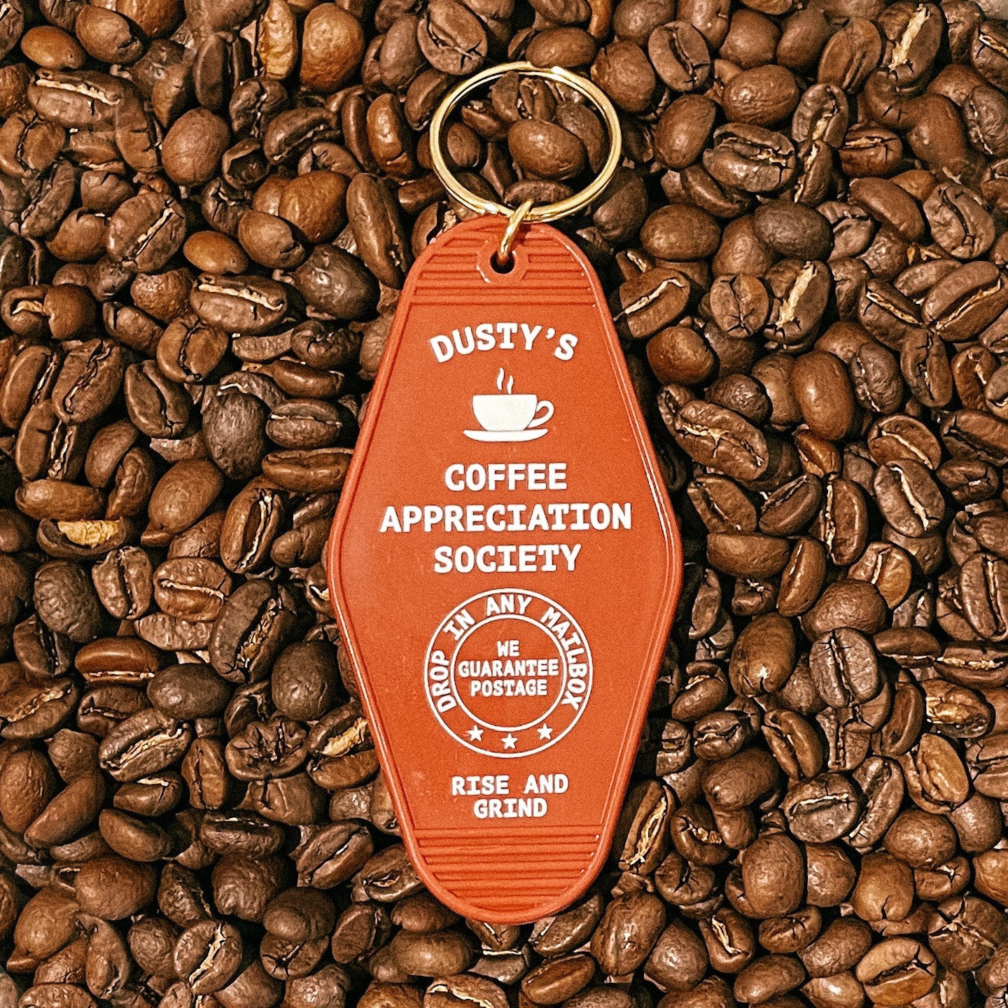 Coffee Appreciation Society Motel Keychain