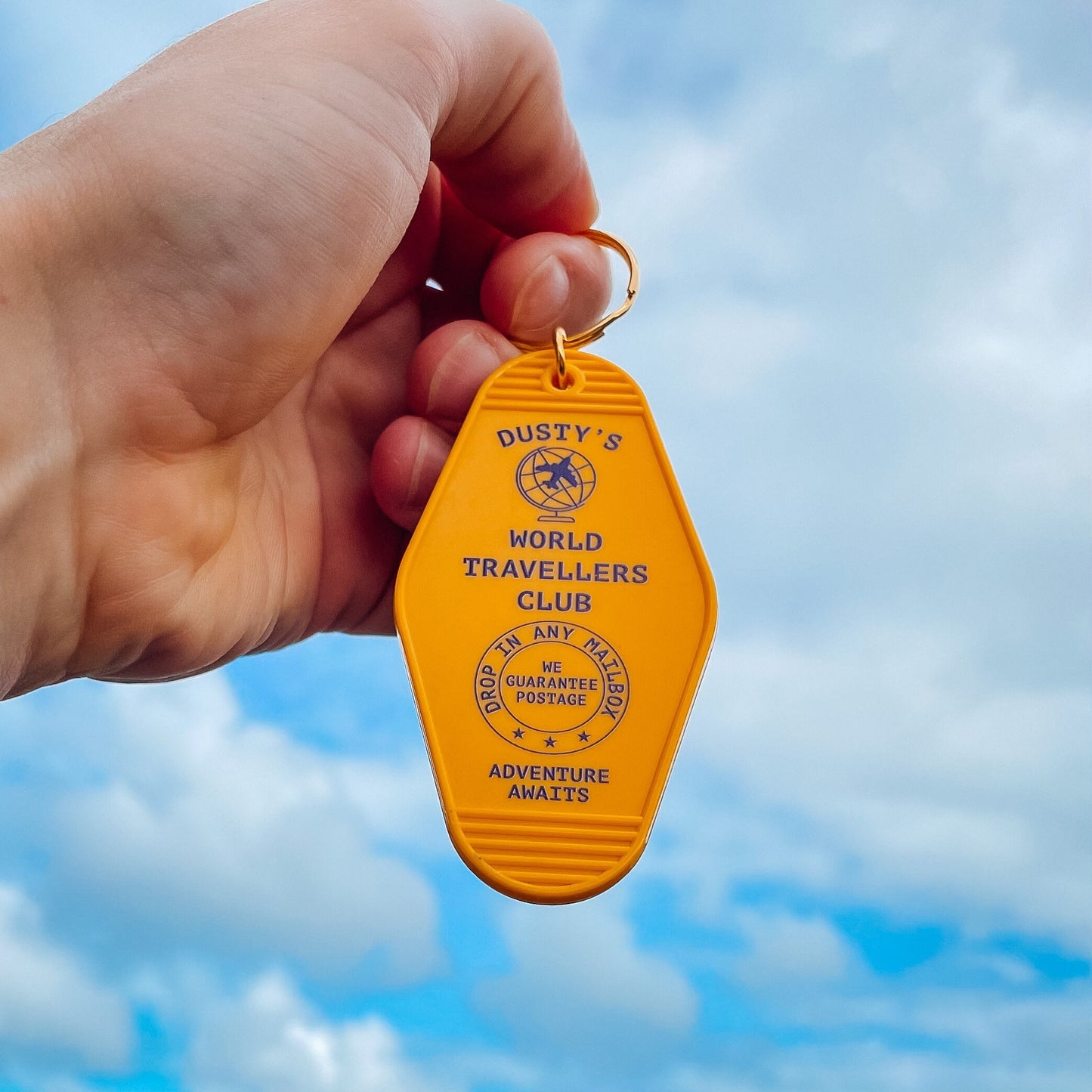 World Travel Club Motel Keychain