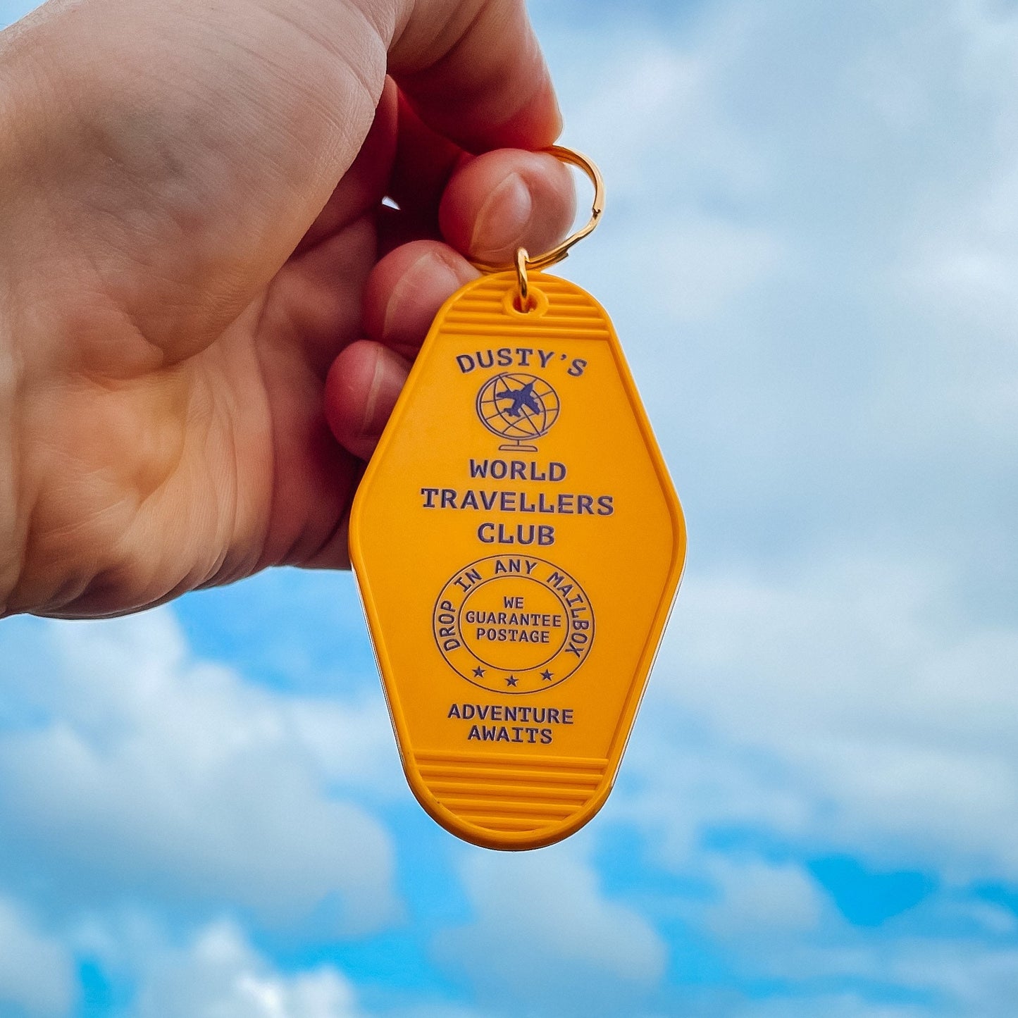 World Travel Club Motel Keychain