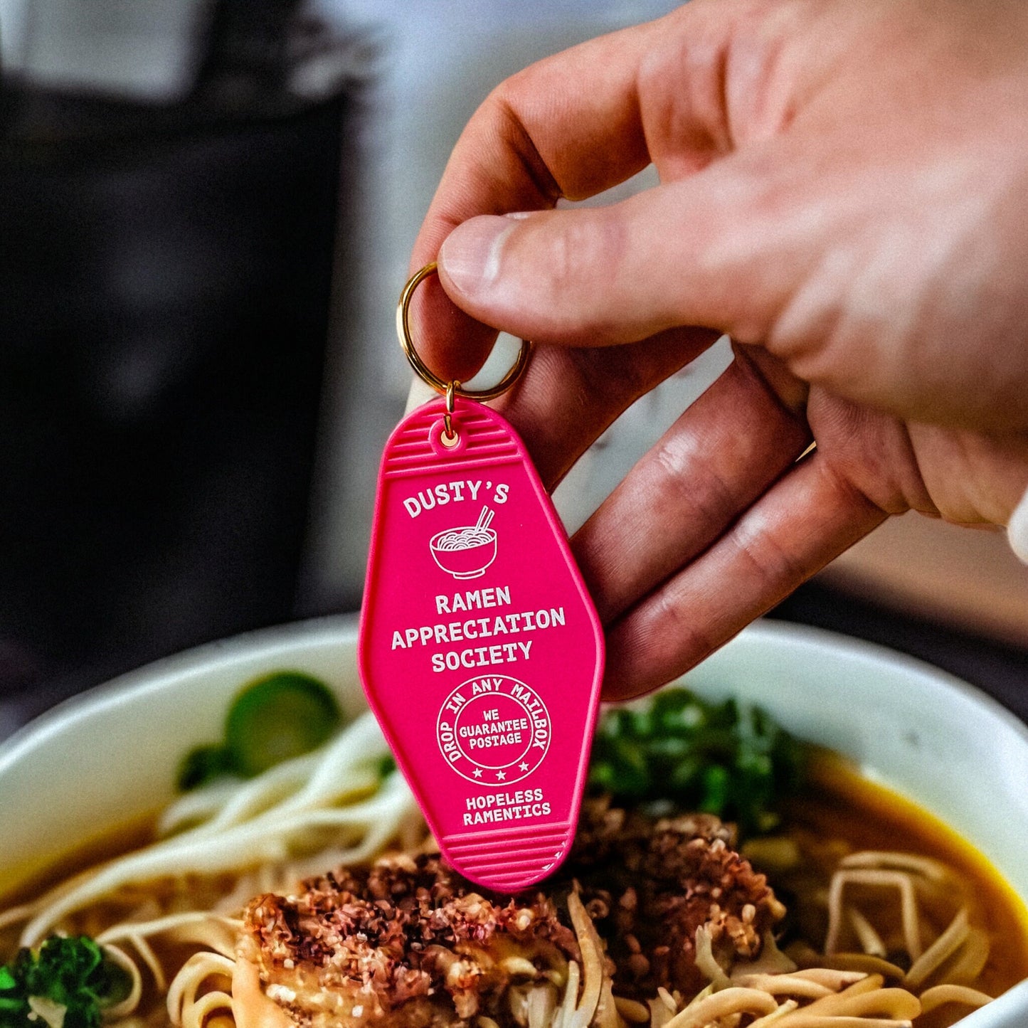Ramen Appreciation Society Motel Keychain
