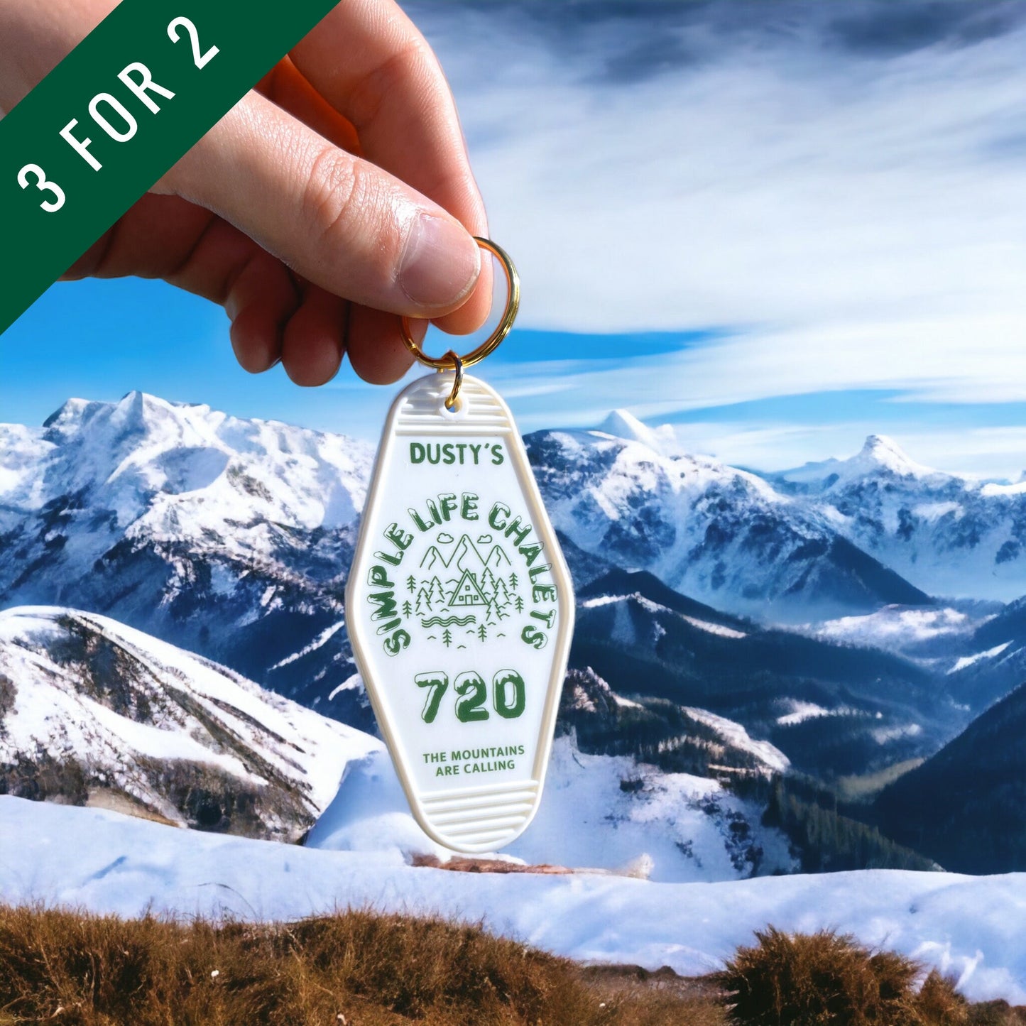 Simple Life Motel Keychain