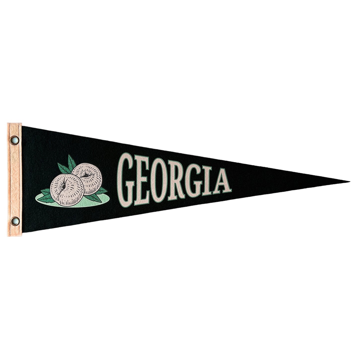 Georgia Pennant | Travel Felt Pennant Flag Banner | Vintage Style | Wall Decor