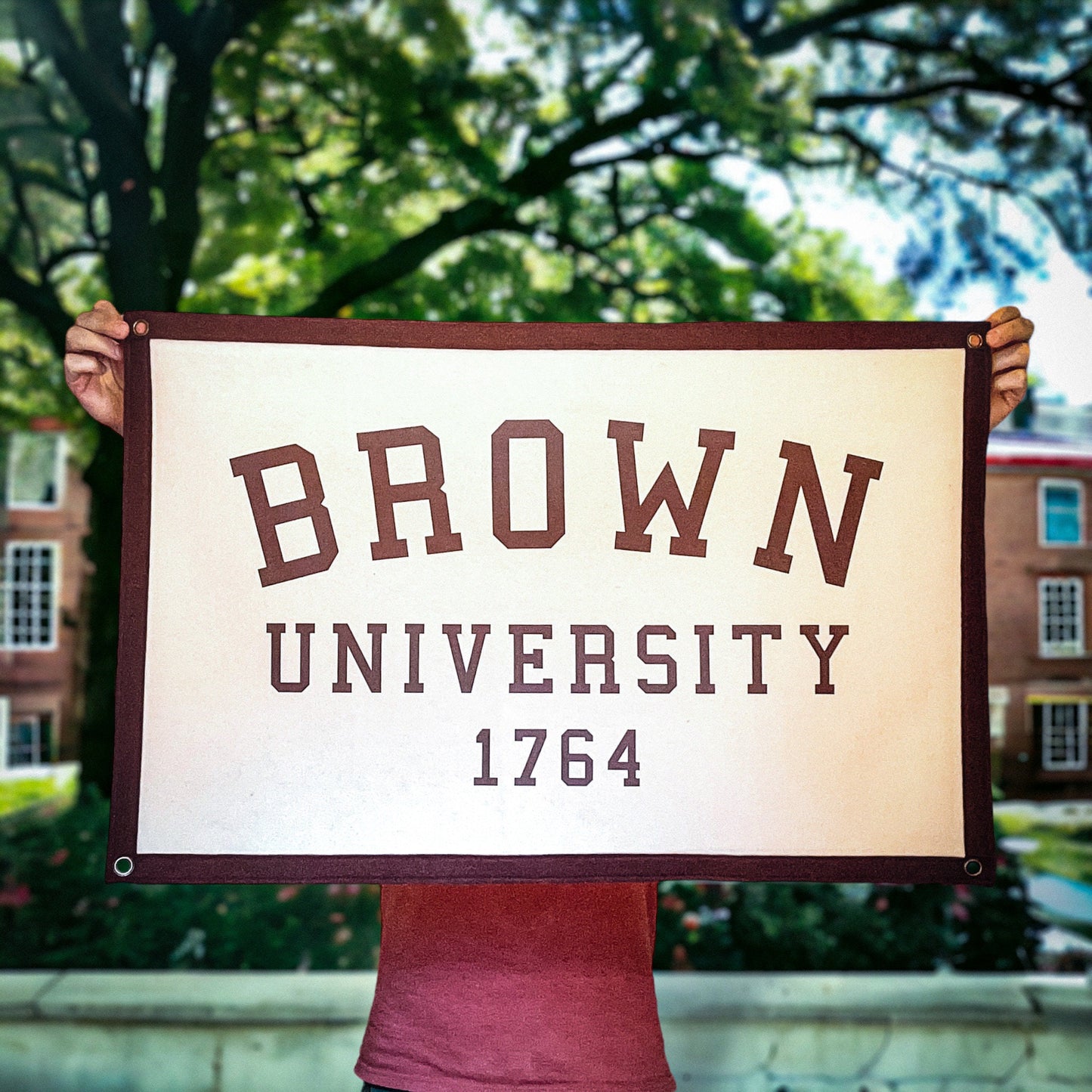 Giant Custom Printed Felt Banner | Felt Pennant Flag Banner | Vintage Banner | Wall Decor | 34” X 22” Wall Hanging