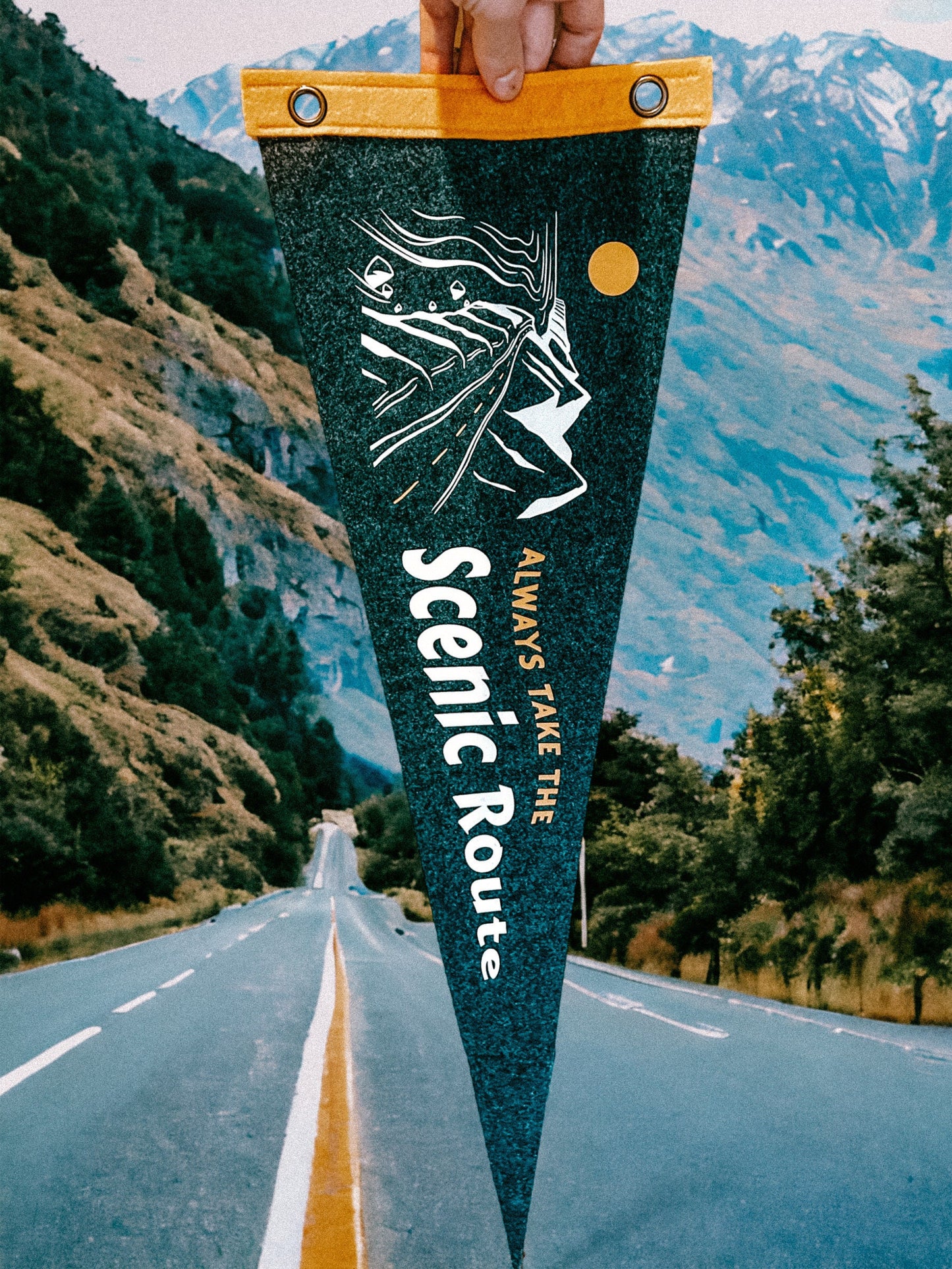 Always take the scenic route Pennant