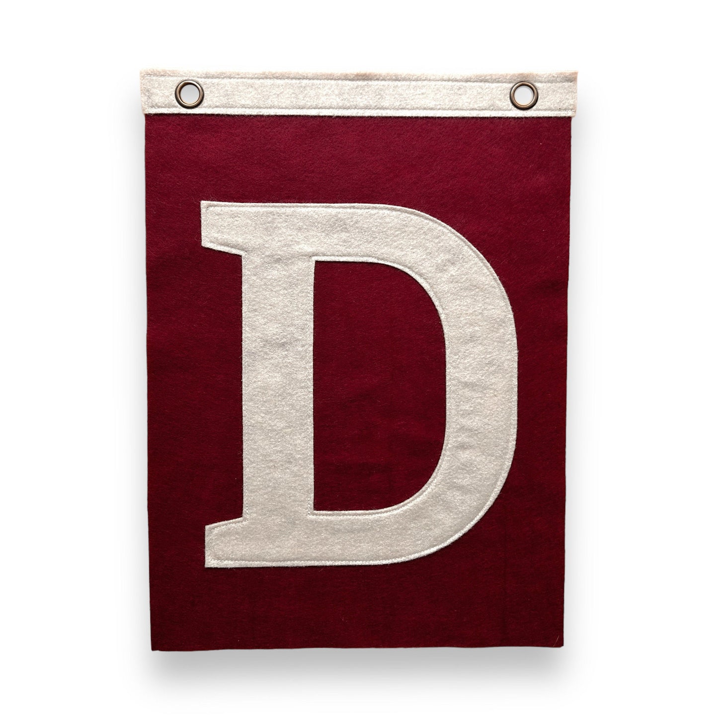 12” x 16” Custom Appliqué Felt Letter Banner | Felt Pennant Flag Banner | Vintage Banner | Wall Decor | Wall Hanging