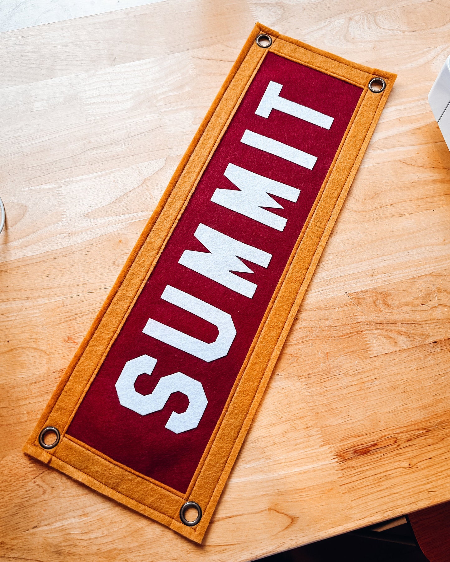 Custom Felt COUNTRY / CITY / STATE Doorway Banner | 7 x 20 inch