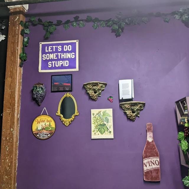Lets do something Stupid Felt Banner Flag