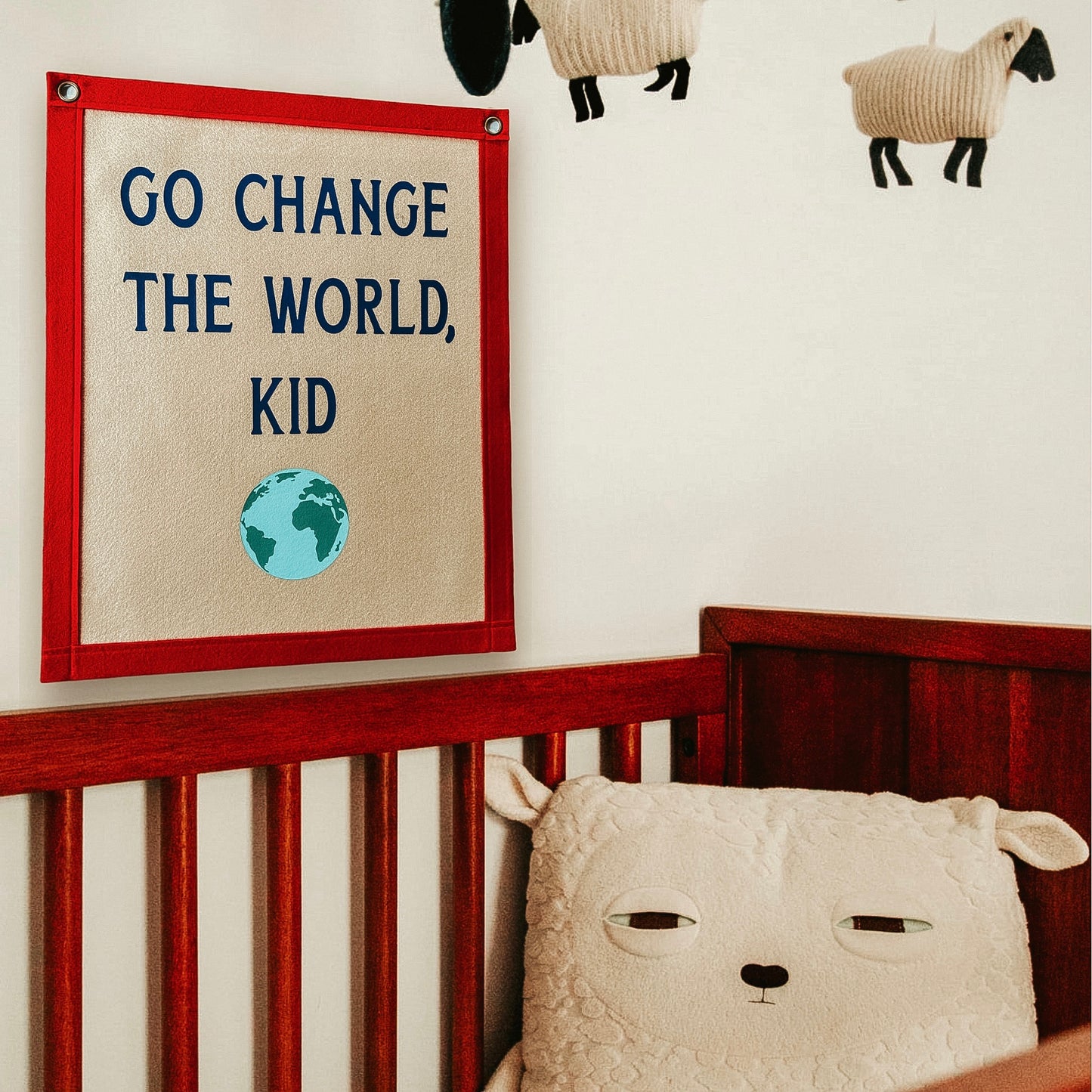 Go Change the world, Kid Felt Banner Flag