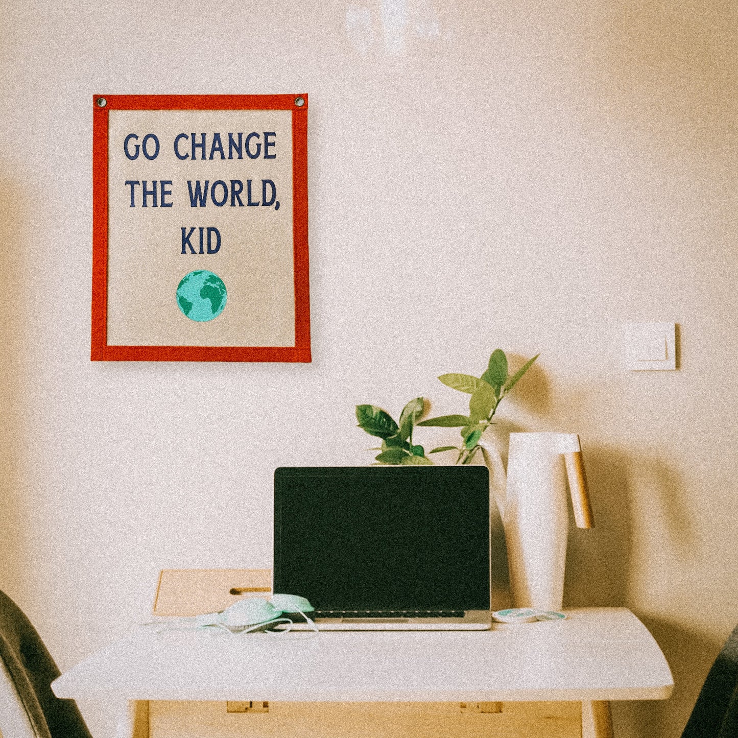 Go Change the world, Kid Felt Banner Flag