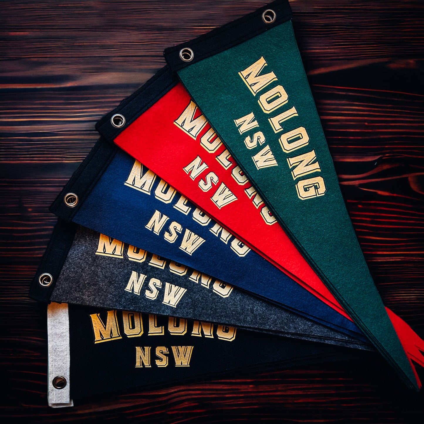 Custom 7 x 21 inch Felt Pennant Flag