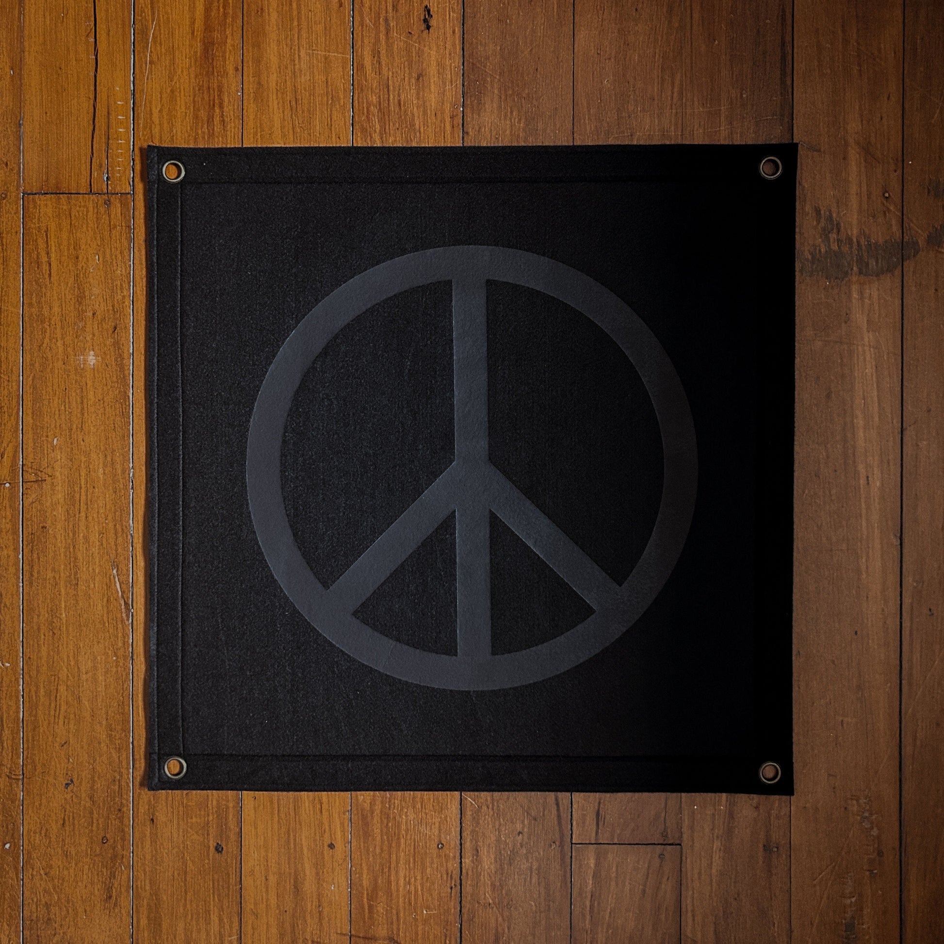 Customisable Peace Banner | Felt Square Banner | No more ware flag | wall hanging | 20” x 20”