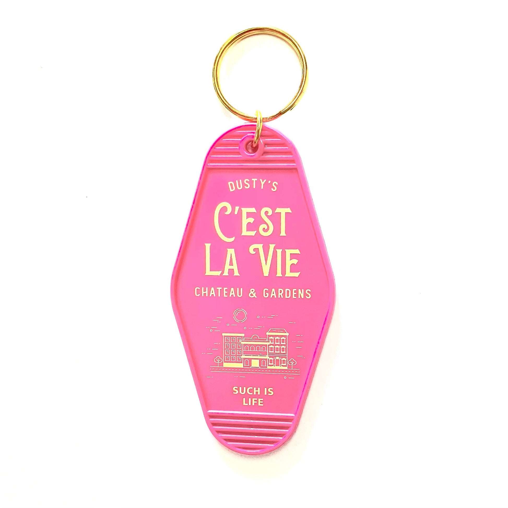 C’est La Vie Motel Keychain