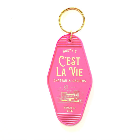 C’est La Vie Motel Keychain